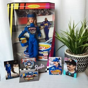 1998 NASCAR BARBIE Vintage - BUNDLE with 4 Kyle Petty Trading cards